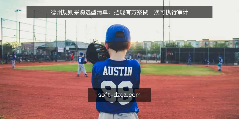 德州规则采购选型清单：把现有方案做一次可执行审计 — 为什么现在要做一次德州规则审计 配图